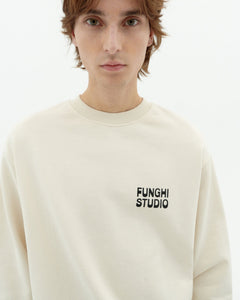 Leon Mushroom Sweatshirt White