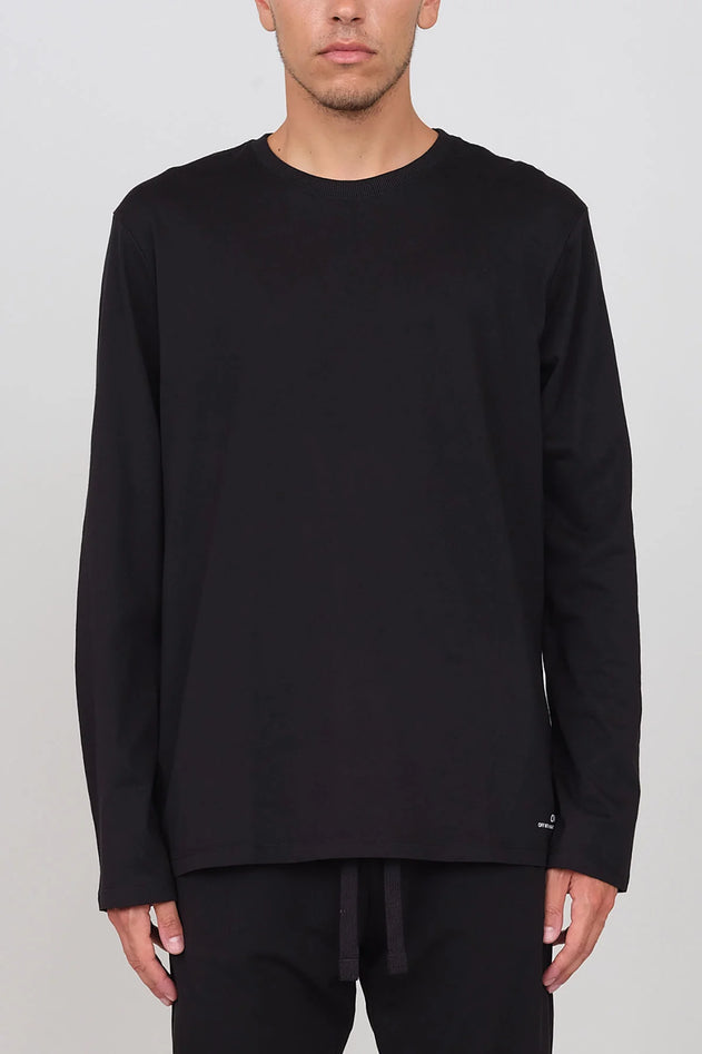 Long Sleeve Crewneck T-Shirt Black