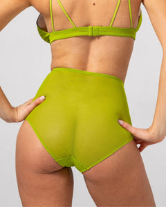Mesh Highwaist Briefs Matcha
