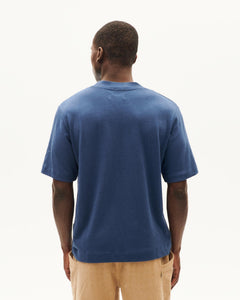 Roy Thick Hemp T-Shirt Blue