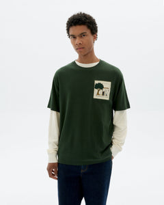 Aaron T-Shirt Embroidered House