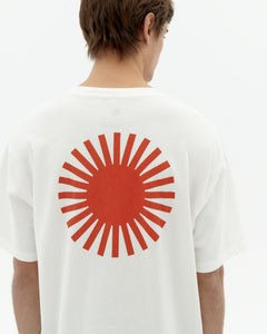 Aaron T-Shirt Back Red Sun White