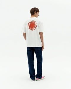 Aaron T-Shirt Back Red Sun White