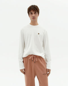Emilio Long Sleeved Sun Type T-Shirt White
