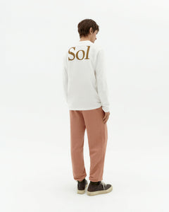 Emilio Long Sleeved Sun Type T-Shirt White