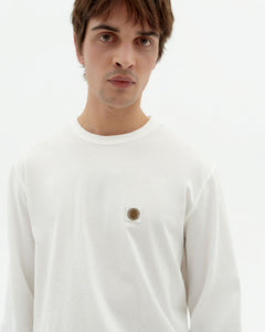 Emilio Long Sleeved Sun Type T-Shirt White