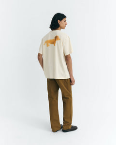 Aaron T-Shirt Back Perro Salchicha White