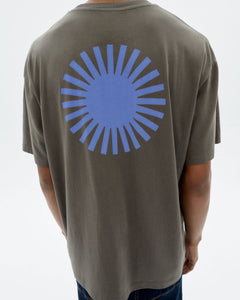 Aaron T-Shirt Grey Back Blue Sun