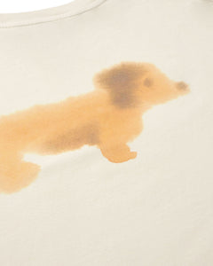 Aaron T-Shirt Back Perro Salchicha White