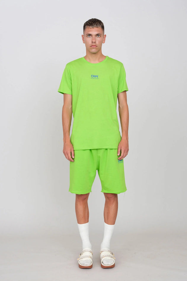 Men's Crewneck T-Shirt Green Apple