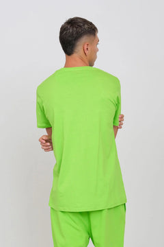 Men's Crewneck T-Shirt Green Apple