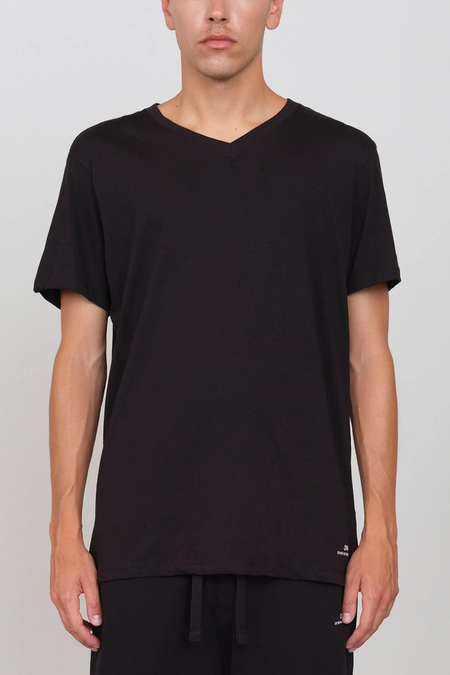 Men's V-Neck T-Shirt Black