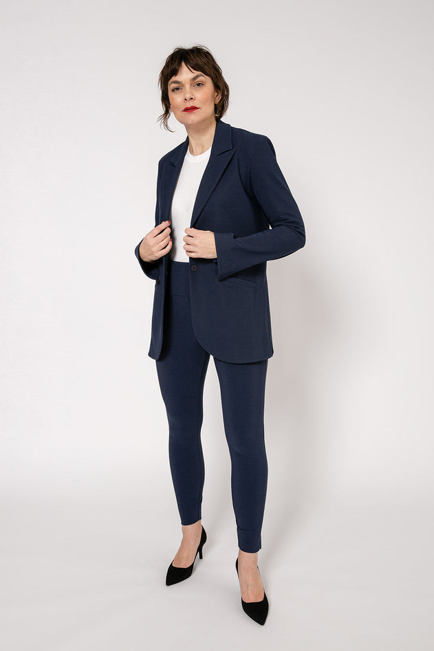 Rebel Slim Trousers Dark Blue