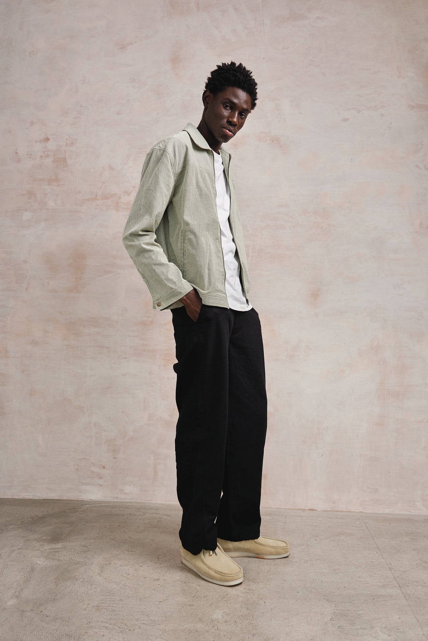 Makulu Linen/Cotton Trousers Black