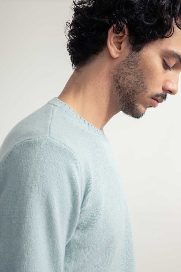 Romeo Cashmere Sweater Light Blue