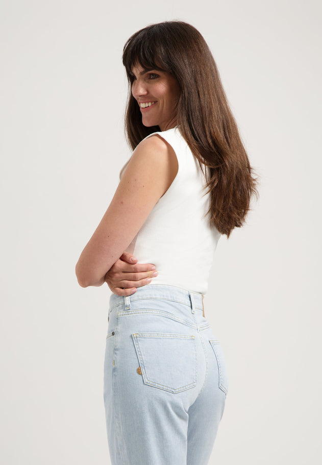 Mams High Tapered Jeans Light Stone