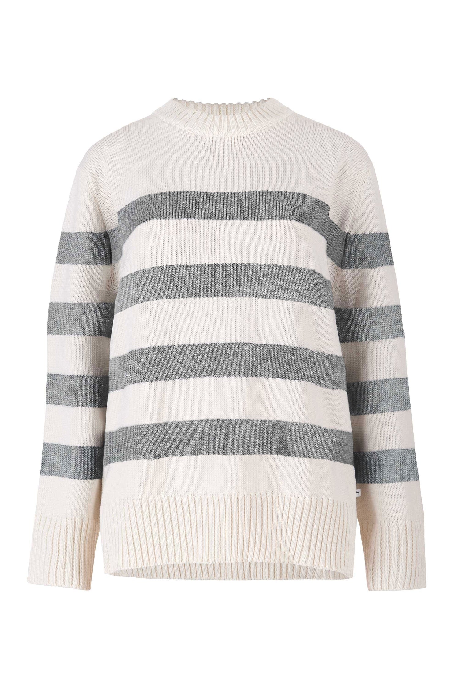 Marina Merino Jumper Grey Striped