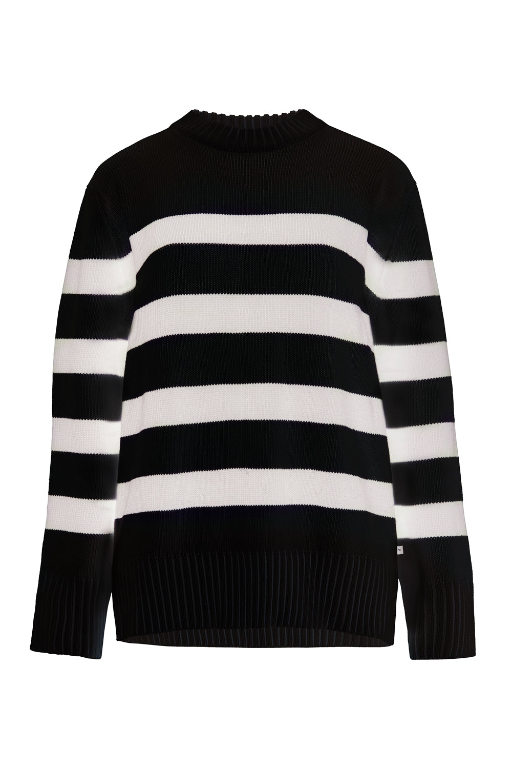 Marina Merino Jumper Black Striped