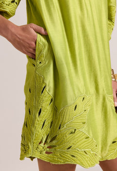 Massimo Short Dress Grenoble Green