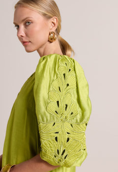 Massimo Short Dress Grenoble Green