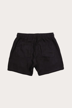 Men's Malibu Linen Shorts Black