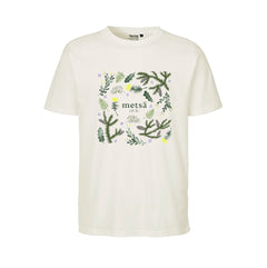 Flora Unisex T-Paita Luonnonvalkoinen