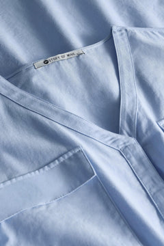Sleeveless Tiered Dress Light Blue