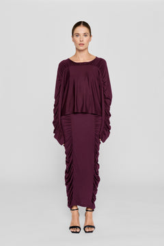Me Skirt Wine Red - IVALO.COM