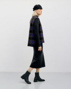 Heavy Ribbed Mockneck Dress Black