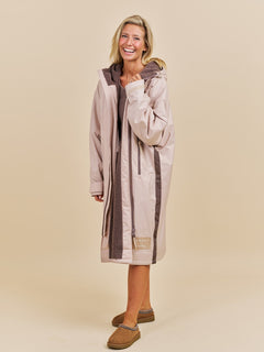 Cartel x Monday Bliss Winterswim Changing Robe Sand Beige