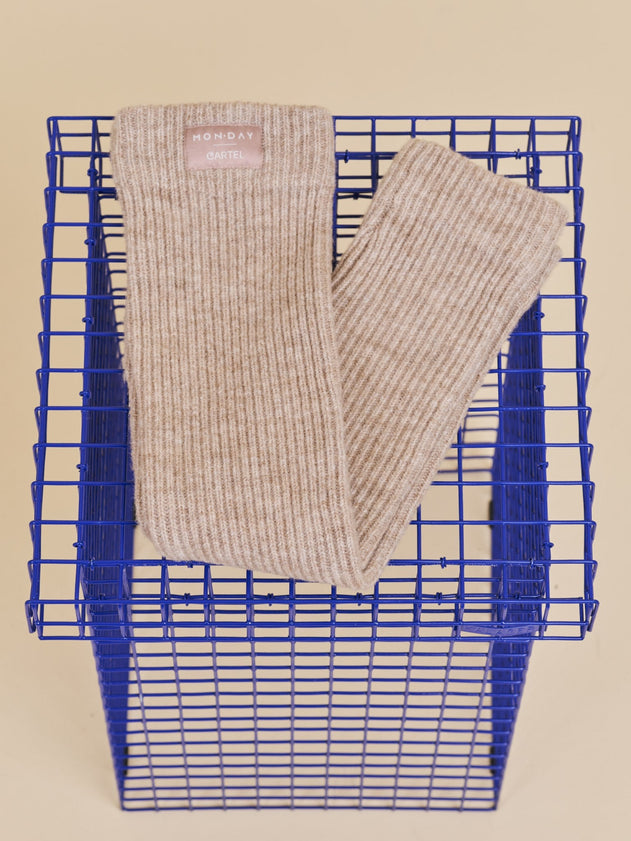 Cartel x Monday Bliss Legwarmers Sand Beige