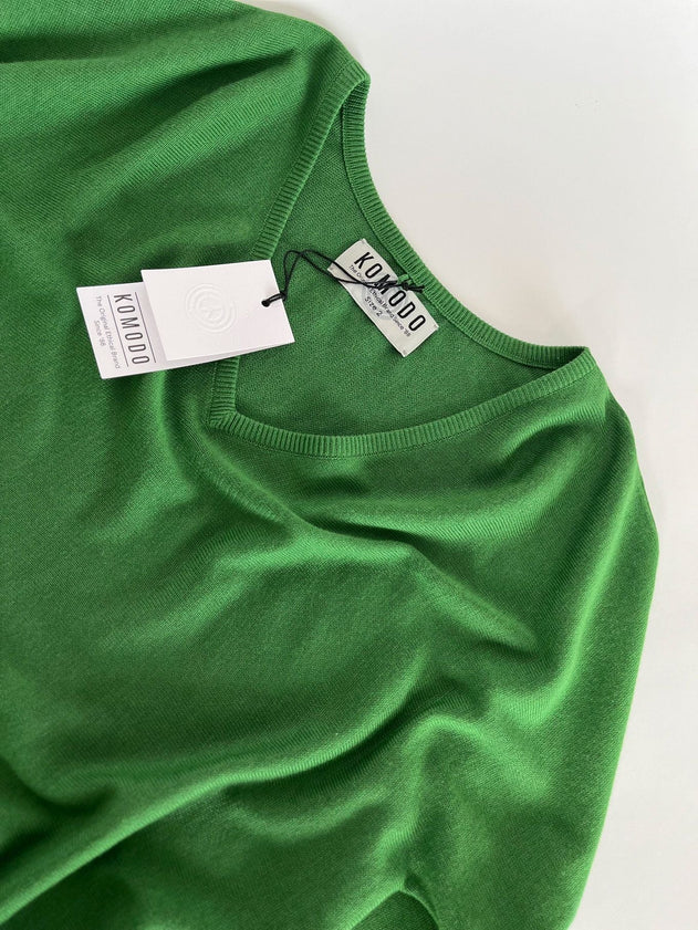 Clover Cotton Tencel Jumper Jungle Green