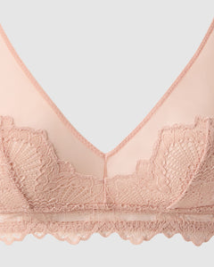 Pitsi Mesh Kolmiorintaliivit Beige