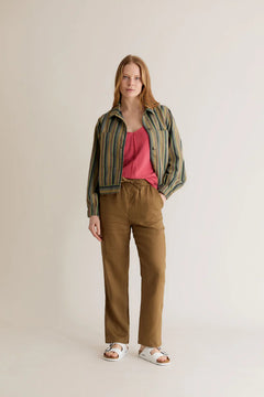 Rama Linen Trousers Khaki