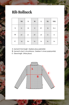 Rib Rollneck Long Sleeve Taupe
