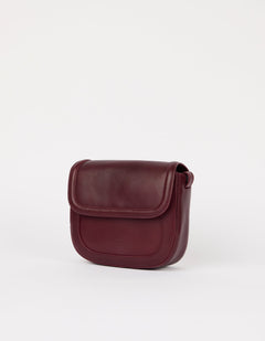 Nina Bag Classic Leather Dark Cherry