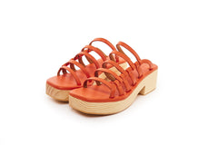 Gardenia Wedge Sandal Orange