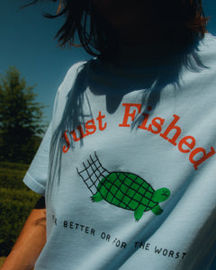 Just Fished T-Shirt Blue