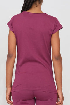 Women's Soft V-Neck T-Shirt Grape