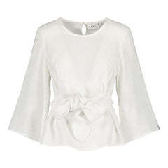 Ophelia Blouse Coconut Milk White - IVALO.COM