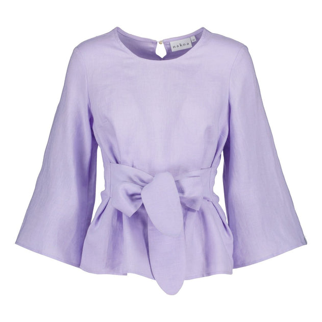 Ophelia Blouse Lupine Purple - IVALO.COM