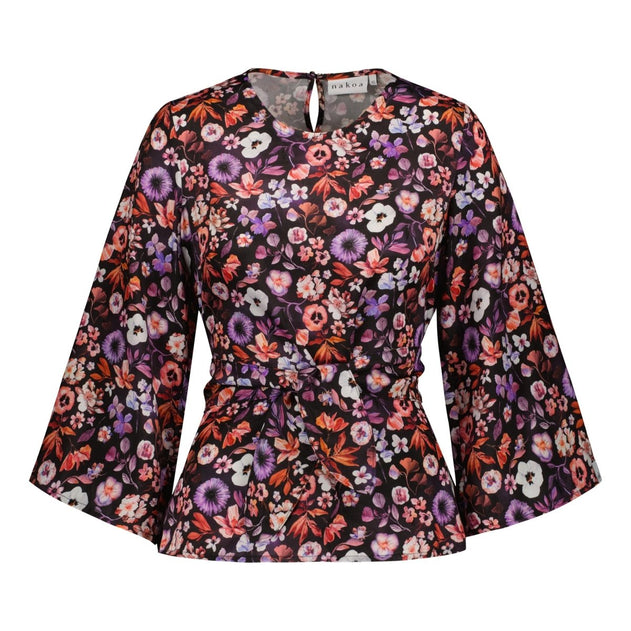 Ophelia Blouse Violettes - IVALO.COM