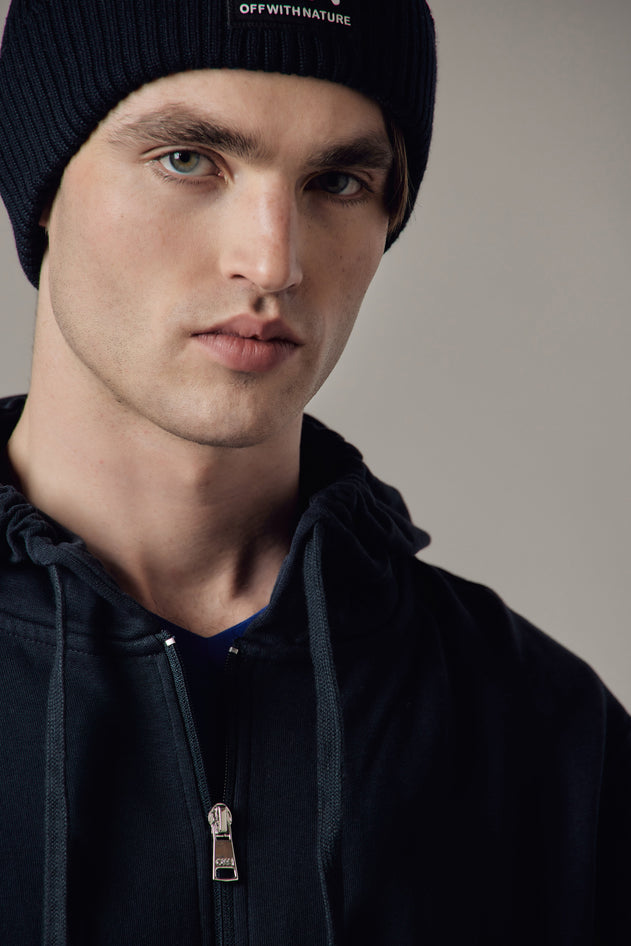 Men's Hoodie With A Zipper