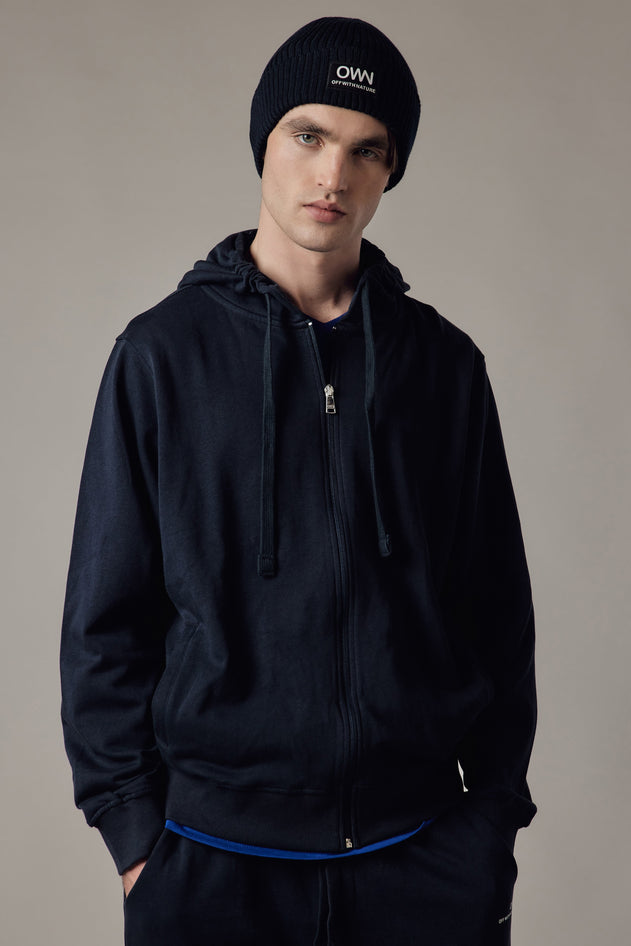 Men's Hoodie With A Zipper