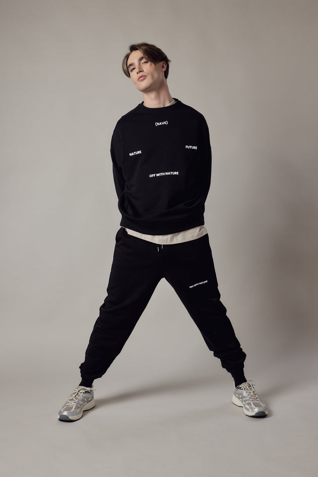 Men's Loose Fit Crewneck Sweatshirt