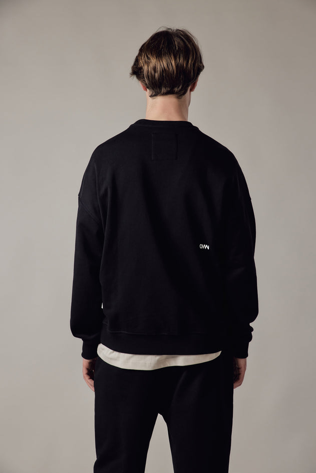 Men's Loose Fit Crewneck Sweatshirt