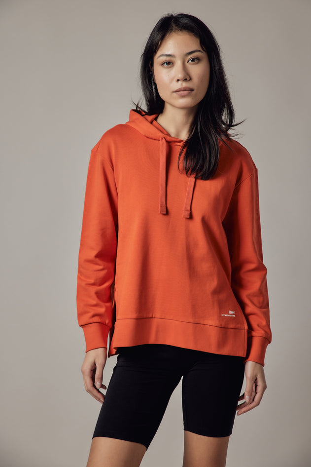 Women's Hoodie With Side Slits