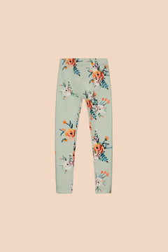 Kids' Leggings Jade Bloom Green