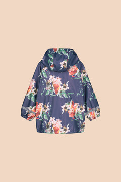 Kids' Rain Coat Blue Blossom