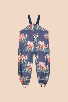 Kids' Rain Overalls Blue Blossom